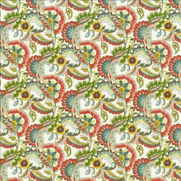 Felidias Garden Flower Box by Kasmir Fabric 5106 100% Cotton UAE 30,000 Wyzenbeek Double Rubs H: 13 4/8 inches, V: 13 inches 54 - 55 - Fabric Carolina - Kasmir