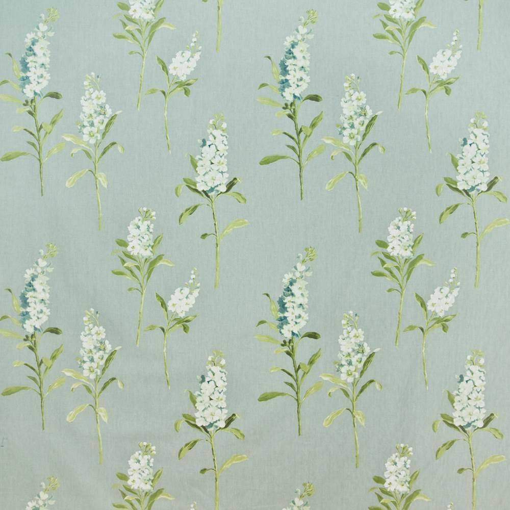 Fenimore Garden Eau De Nil by Kasmir Fabric 1398 100% Cotton UNITED KINGDOM Not Tested H: 27 inches, V:25 2/8 inches 54 - 55 - Fabric Carolina - Kasmir