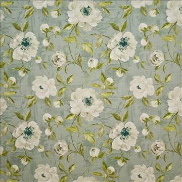Fenimore Manor Eau De Nil by Kasmir Fabric 1398 100% Cotton UNITED KINGDOM Not Tested H: 27 inches, V: 25 2/8 inches 54 - 55 - Fabric Carolina - Kasmir