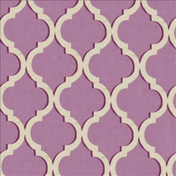 Fenimore Trellis Lavender by Kasmir Fabric 1397 100% Cotton UNITED KINGDOM Not Tested H: 27 inches, V: 25 2/8 inches 54 - 55 - Fabric Carolina - Kasmir