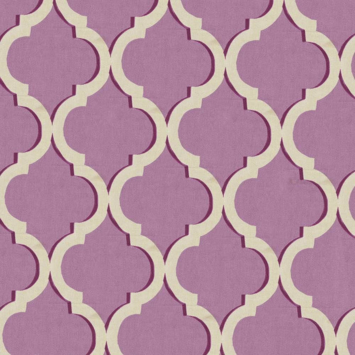 Fenimore Trellis Lavender by Kasmir Fabric 1397 100% Cotton UNITED KINGDOM Not Tested Horizontal: 27 inches and Vertical: 25 2/8 inches 54 - 55 - Fabric Carolina -
