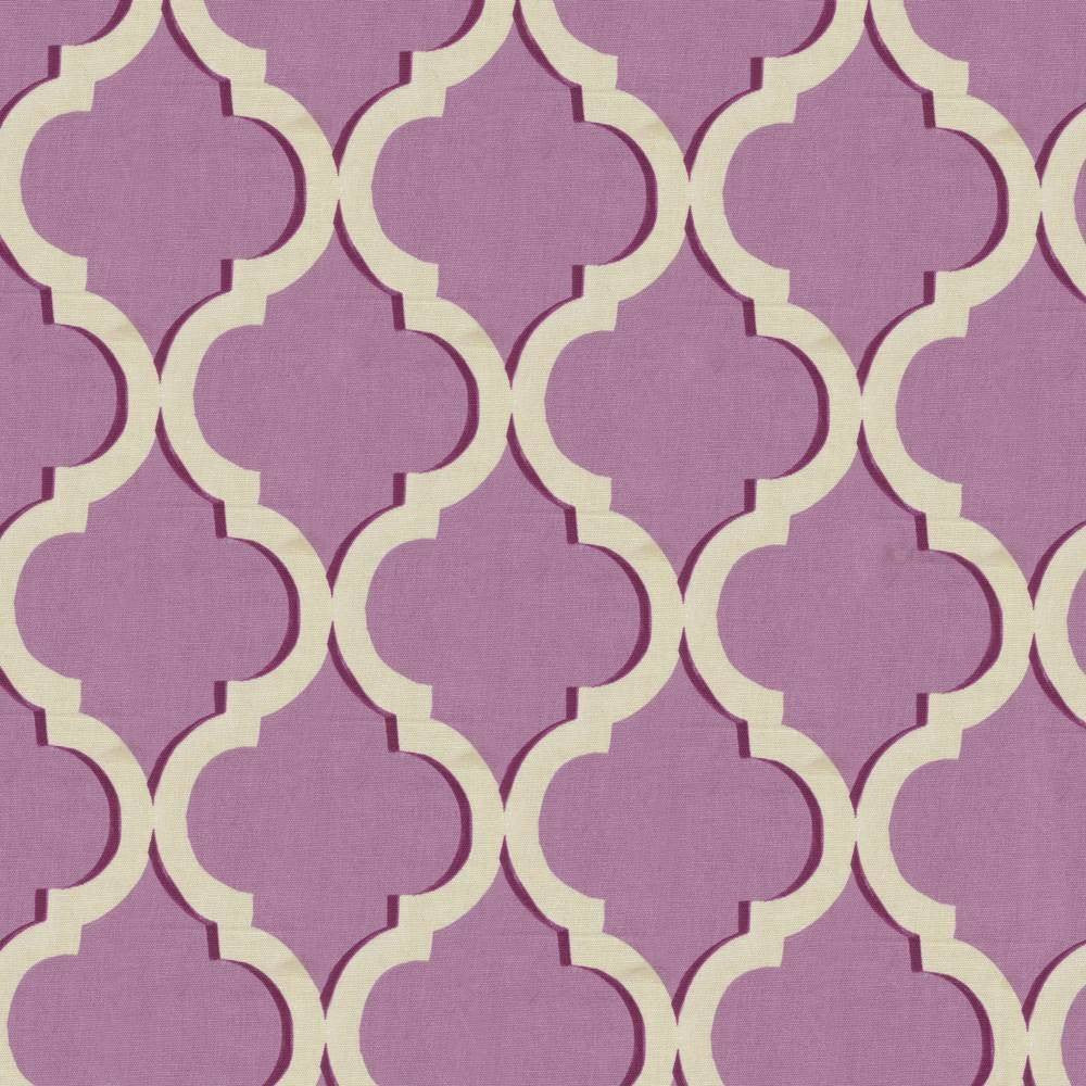 Fenimore Trellis Lavender by Kasmir Fabric 1397 100% Cotton UNITED KINGDOM Not Tested H: 27 inches, V:25 2/8 inches 54 - 55 - Fabric Carolina - Kasmir