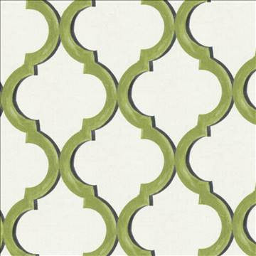Fenimore Trellis Willow by Kasmir Fabric 1398 100% Cotton UNITED KINGDOM Not Tested H: 27 inches, V: 25 2/8 inches 54 - 55 - Fabric Carolina - Kasmir