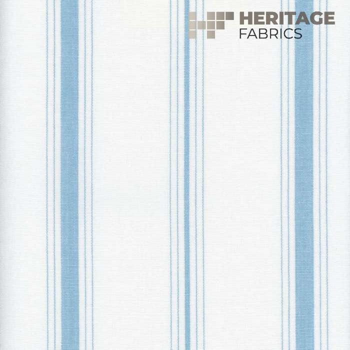 Fenwick Cornflower by Heritage Fabric - 100% Cotton India 9,000 Horizontal: 5.75" and Vertical: N/A 54" - Fabric Carolina -