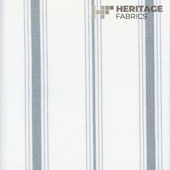 Fenwick Gray by Heritage Fabric - 100% Cotton India 9,000 Horizontal: 5.75" and Vertical: N/A 54" - Fabric Carolina -