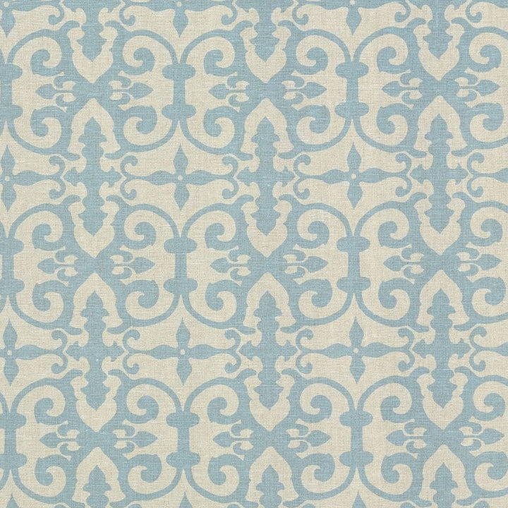Ferne Park Blue FERN001 by Schumacher Fabric Veere-Grenney 100% Linen Martindale 18,000 Horizontal: 8 and Vertical: 8 47 - Fabric Carolina -