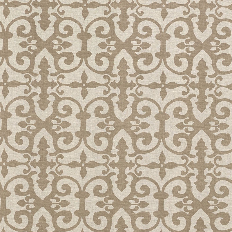 Ferne Park Brown FERN002 by Schumacher Fabric Veere-Grenney 100% Linen Martindale 18,000 Horizontal: 8 and Vertical: 8 47 - Fabric Carolina -