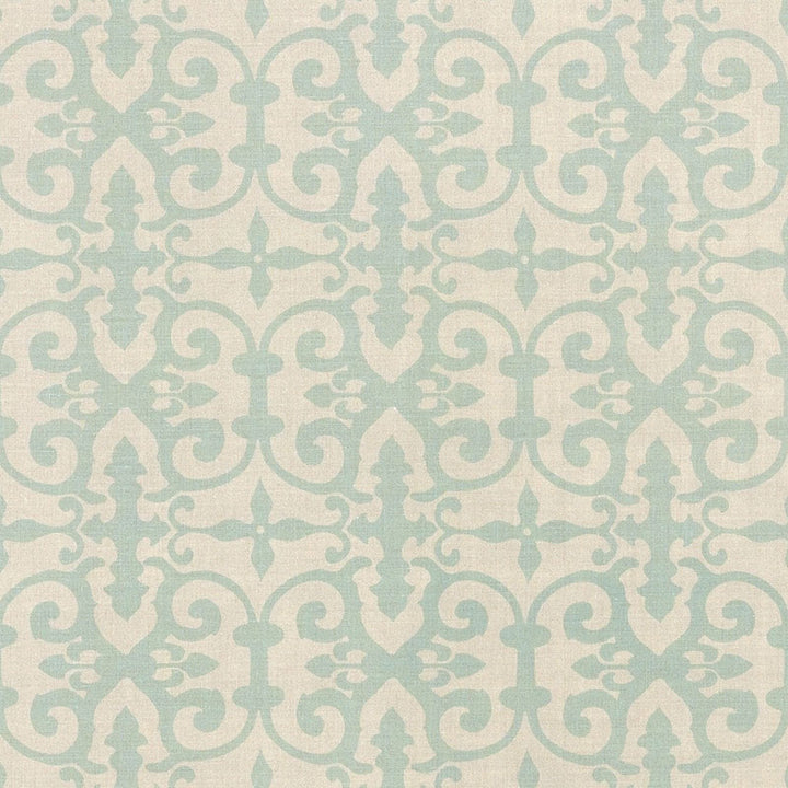 Ferne Park Aqua FERN003 by Schumacher Fabric Veere-Grenney 100% Linen Martindale 25,000 Horizontal: 8 and Vertical: 8 47 - Fabric Carolina -