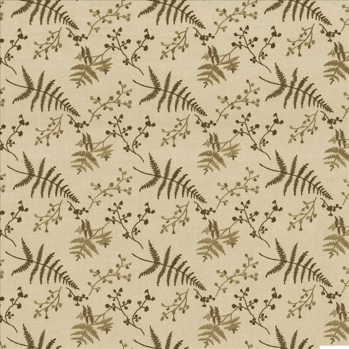 Fern Garden Mist by Kasmir Fabric 1443 100% Polyester Embroidery 100% Rayon INDIA 9,000 Wyzenbeek Double Rubs Horizontal: 12 7/8 inches and Vertical: 9 1/8 inches 52 - 55 - Fabric Carolina -