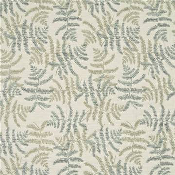 Fern Grotto Azure by Kasmir Fabric 1368 79% Rayon 21% Polyester CHINA 9,000 Wyzenbeek Double Rubs H: 14 2/8 inches, V: 22 inches 55 - Fabric Carolina - Kasmir