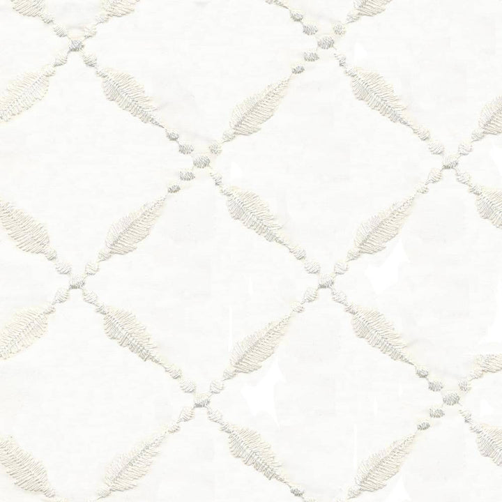 Ferndale Sheer Coconut by Kasmir Fabric 5012 100% Polyester TURKEY Not Tested H: 4 2/8 inches, V:4 2/8 inches 54 - 60 - Fabric Carolina - Kasmir