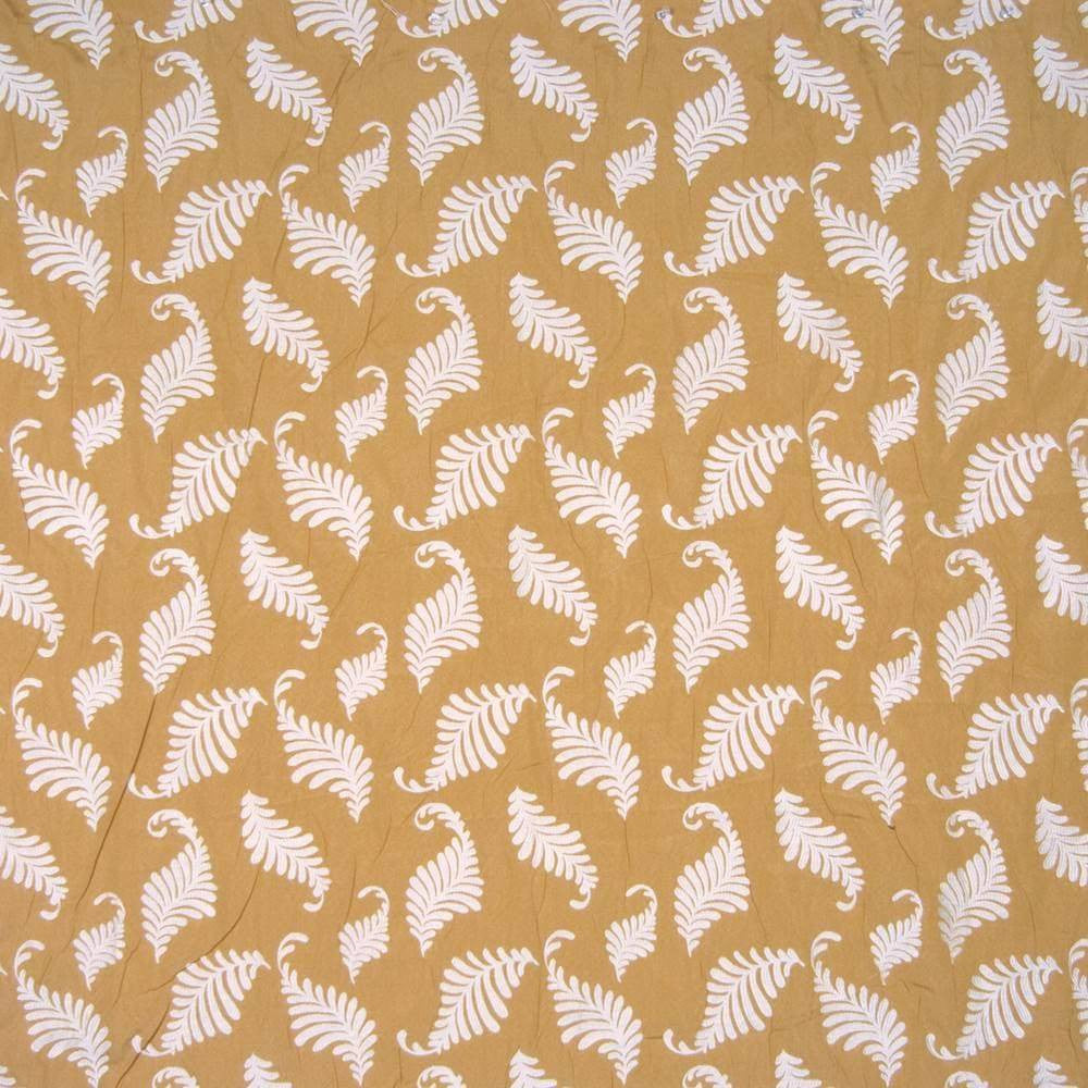 Fernwood Cornfield by Kasmir Fabric 1367 54% Rayon 46% Polyester CHINA 30,000 Wyzenbeek Double Rubs H: 9 6/8 inches, V:9 4/8 inches 54 - Fabric Carolina - Kasmir