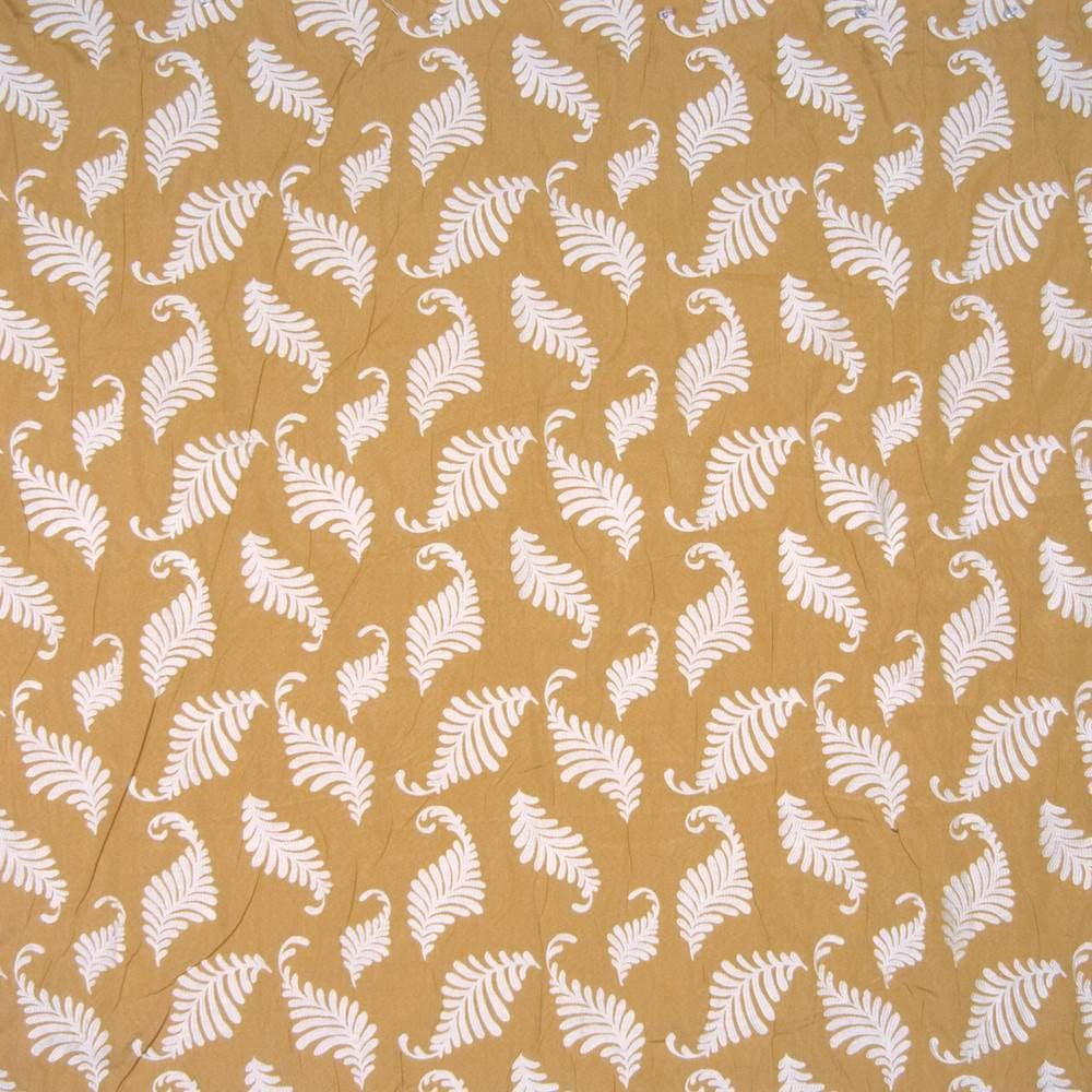 Fernwood Cornfield by Kasmir Fabric 1367 54% Rayon
46% Polyester
 CHINA 30,000 Wyzenbeek Double Rubs Horizontal: 9 6/8 inches and Vertical: 9 4/8 inches 54 - Fabric Carolina -