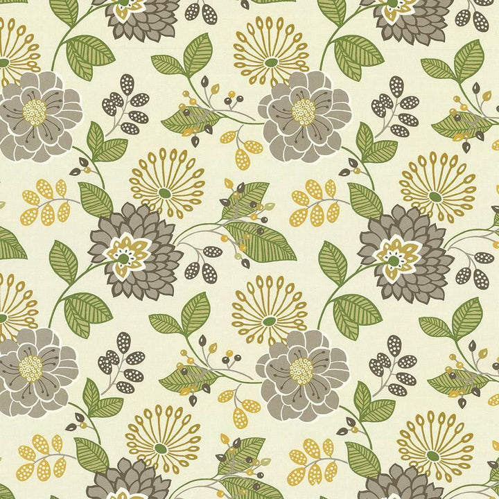Fetching Silver by Kasmir Fabric 1417 100% Cotton
 USA </p><p>Repeat: Horizontal: 27 inches and Vertical: 27 inches 54 - Fabric Carolina -