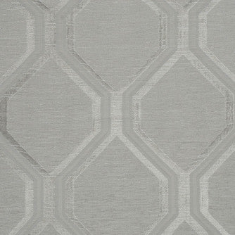 Arleta Silver by Mitchell Designer Fabric #1609 59% Polyester 41% Cotton India </p><p>Repeat: Horizontal: 6 and Vertical: 7.38 54 - Swanky Fabrics -
