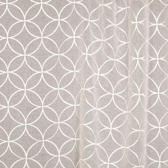 Costa Ivory by Mitchell Designer Fabric #1902 100% Polyester Turkey </p><p>Repeat: Horizontal: 4.1 and Vertical: 4.1 59 - Swanky Fabrics -