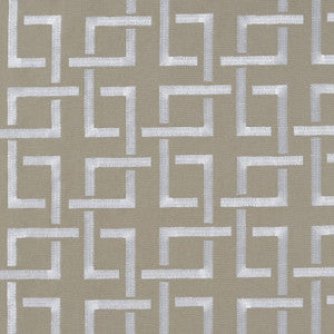 Gia Stone w/White by Mitchell Fabric