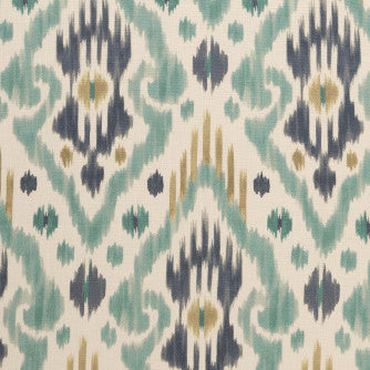 Soulful Lagoon by Mitchell Designer Fabric #1906 70% Viscose,30% Linen Spain </p><p>Repeat: Horizontal: 13.5 and Vertical: 27 54 - Swanky Fabrics -