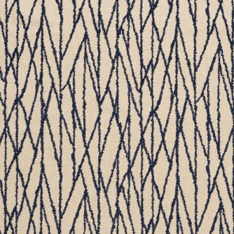 Trove Navy by Mitchell Designer Fabric #1907 48% Cotton,48% Polyester,4% Linen India </p><p>Repeat: Horizontal: 12.5 and Vertical: 15.3 51 - Swanky Fabrics -