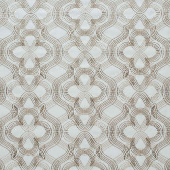 Tapas Cream by Mitchell Designer Fabric #1911 52% Cotton,48% Polyester w/100% Viscose Embroidery India </p><p>Repeat: Horizontal: 13 and Vertical: 9.5 51 - Swanky Fabrics -