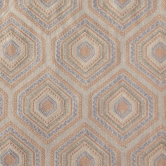 Dynasty Sunset by Mitchell Designer Fabric #2003 64% Polyester,32% Cotton, 4% Linen India </p><p>Repeat: Horizontal: 6.25 and Vertical: 9.125 50.5 - Swanky Fabrics -