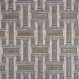 Brentano Bronze by Mitchell Fabric #2007 51% Viscose , 49% Polyester India </p><p>Repeat: Horizontal: 7 and Vertical: 8.25 55 - Fabric Carolina -