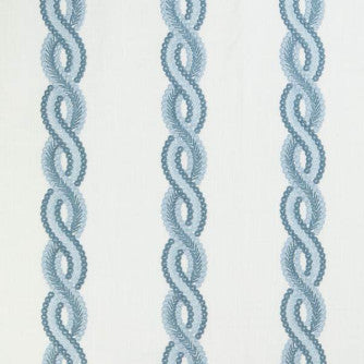 Carlton Cornflower by Mitchell Fabric #2104 73% Cotton, 27% Polyester India </p><p>Repeat: Horizontal: 10.875 and Vertical: 4.62 54.37 - Fabric Carolina -