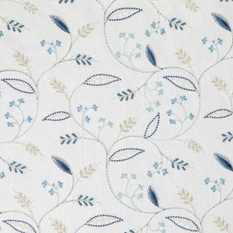 Plentiful Bluejay by Mitchell Fabric #2104 52% Cotton, 48% Polyester India </p><p>Repeat: Horizontal: 10.37 and Vertical: 9.12 52 - Fabric Carolina -