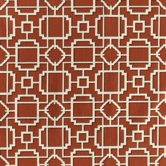 Ming Persimmon by Mitchell Fabric #2106 100% Cotton Imported </p><p>Repeat: Horizontal: 6.875 and Vertical: 6.625 55 - Fabric Carolina -
