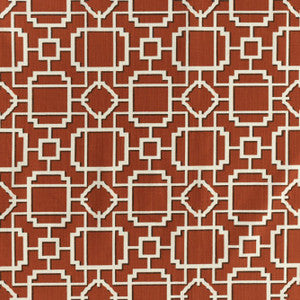 Ming Persimmon by Mitchell Fabric