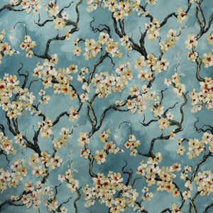 Shangri La Azure by Mitchell Fabric