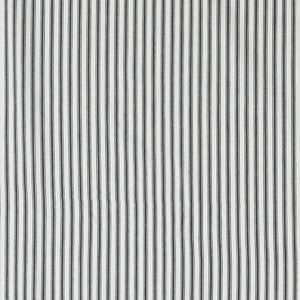 Ticking Stripe Black by Mitchell Fabric