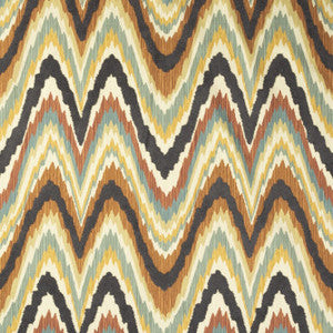 Azuki Ikat Cinnamon by Mitchell Fabric