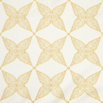 Aster Floral Yellow by Mitchell Fabric #2203 60% Cotton,21% Polyester,15% Rayon,4% Linen Imported </p><p>Repeat: Horizontal: 5.4 and Vertical: 5.4 55 - Fabric Carolina -