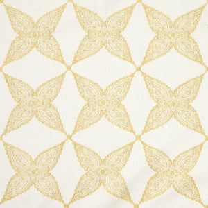 Aster Floral Yellow by Mitchell Fabric