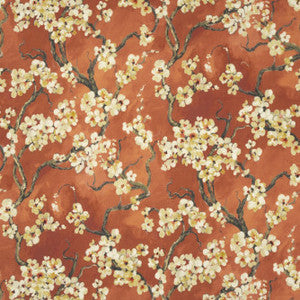 Shangri La Persimmon by Mitchell Fabric