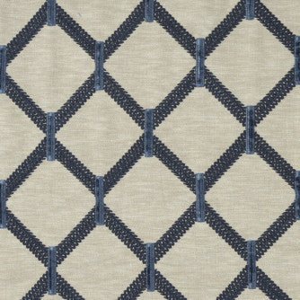 Aman Nautical by Mitchell Designer Fabric #2204 71% Polyester,29% Cotton Imported </p><p>Repeat: Horizontal: 4.6 and Vertical: 6.4 54 - Swanky Fabrics -