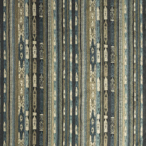 Jazzy Stripe Indigo by Mitchell Fabric