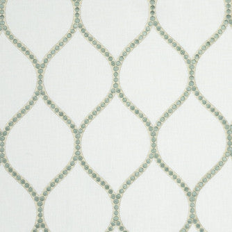 Simplify Teal by Mitchell Designer Fabric #2204 52% Cotton,26% Rayon,18% Polyester,4% Linen Imported </p><p>Repeat: Horizontal: 4 and Vertical: 7.25 54 - Swanky Fabrics -