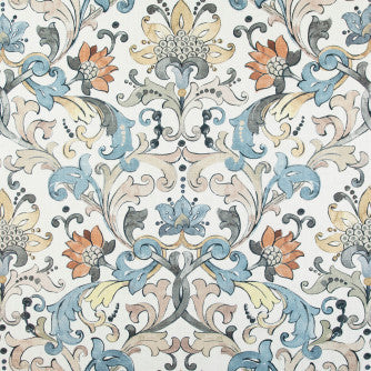 Cotswold Slate by Mitchell Fabric #2209 100% Cotton Imported </p><p>Repeat: Horizontal: 27 and Vertical: 28 54 - Fabric Carolina -