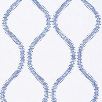 Coastland Blue by Mitchell Designer Fabric #2303 100% Linen Imported </p><p>Repeat: Horizontal: 5.5 and Vertical: 7.5 54 - Swanky Fabrics -