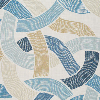 Riverway Ocean by Mitchell Designer Fabric #2303 100% Cotton Imported </p><p>Repeat: Horizontal: 13.5 and Vertical: 25.25 54 - Swanky Fabrics -