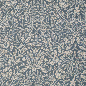 Acorn Denim by Mitchell Fabric #2405 85% Polyester, 15% Linen Imported </p><p>Repeat: Horizontal: 15.15 and Vertical: 16.14 51"-54" - Fabric Carolina -