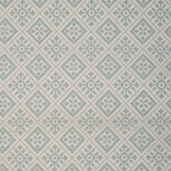 Diamante Aqua by Mitchell Designer Fabric #2405 100% Polyester Imported </p><p>Repeat: Horizontal: 3.5 and Vertical: 3.75 51"-54" - Swanky Fabrics -