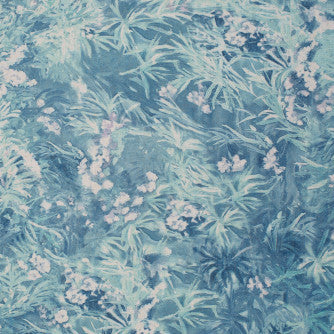 Monet Ocean by Mitchell Designer Fabric #2405 85% Polyester, 15% Linen Imported </p><p>Repeat: Horizontal: 27.55 and Vertical: 24.4 51"-54" - Swanky Fabrics -