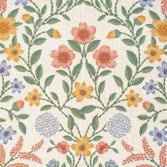 Springtime Peach by Mitchell Fabric #2405 85% Polyester, 15% Linen Imported </p><p>Repeat: Horizontal: 24.6 and Vertical: 24.8 51"-54" - Fabric Carolina -