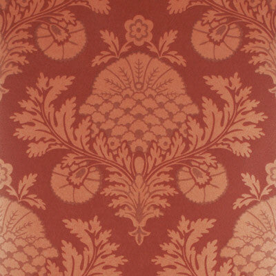 Palace Damask Copper/Red by Mulberry Wallcovering