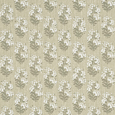 Heirloom Sprig Silver/Taupe by Mulberry Wallcovering