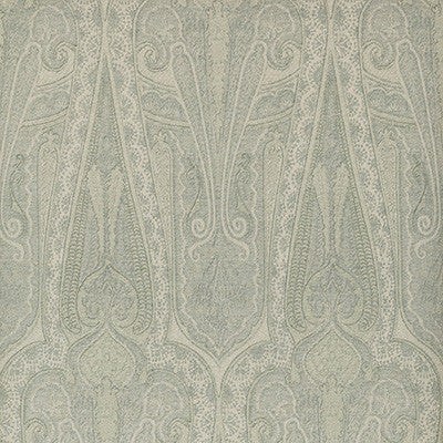 Troika Paisley Slate Blue by Mulberry Wallcovering