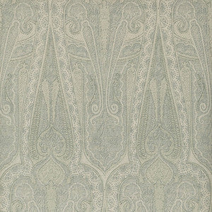 Troika Paisley Slate Blue by Mulberry Wallcovering